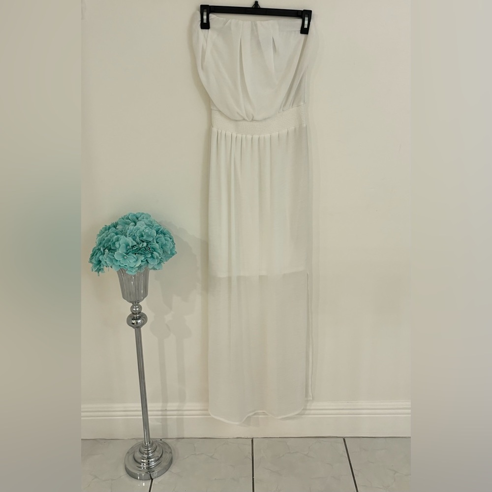 Long white dress